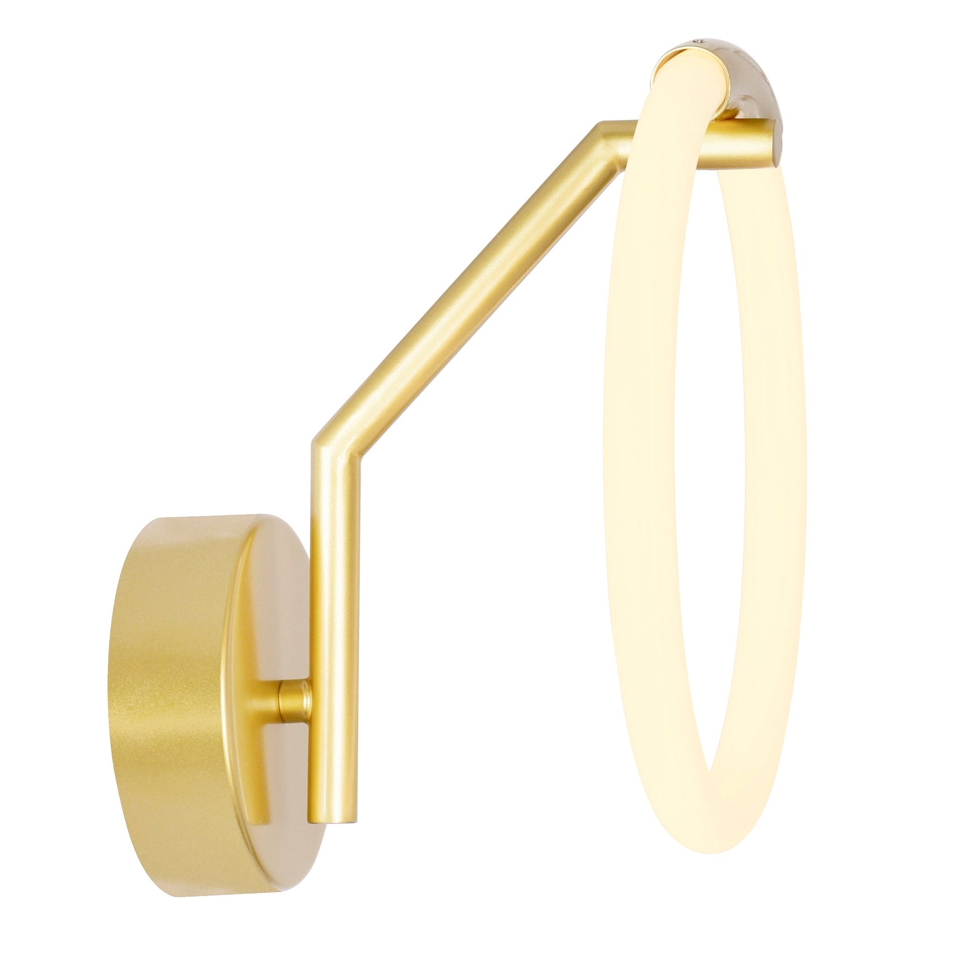 Hoops 10in Gold Wall Sconce Integrated LED
