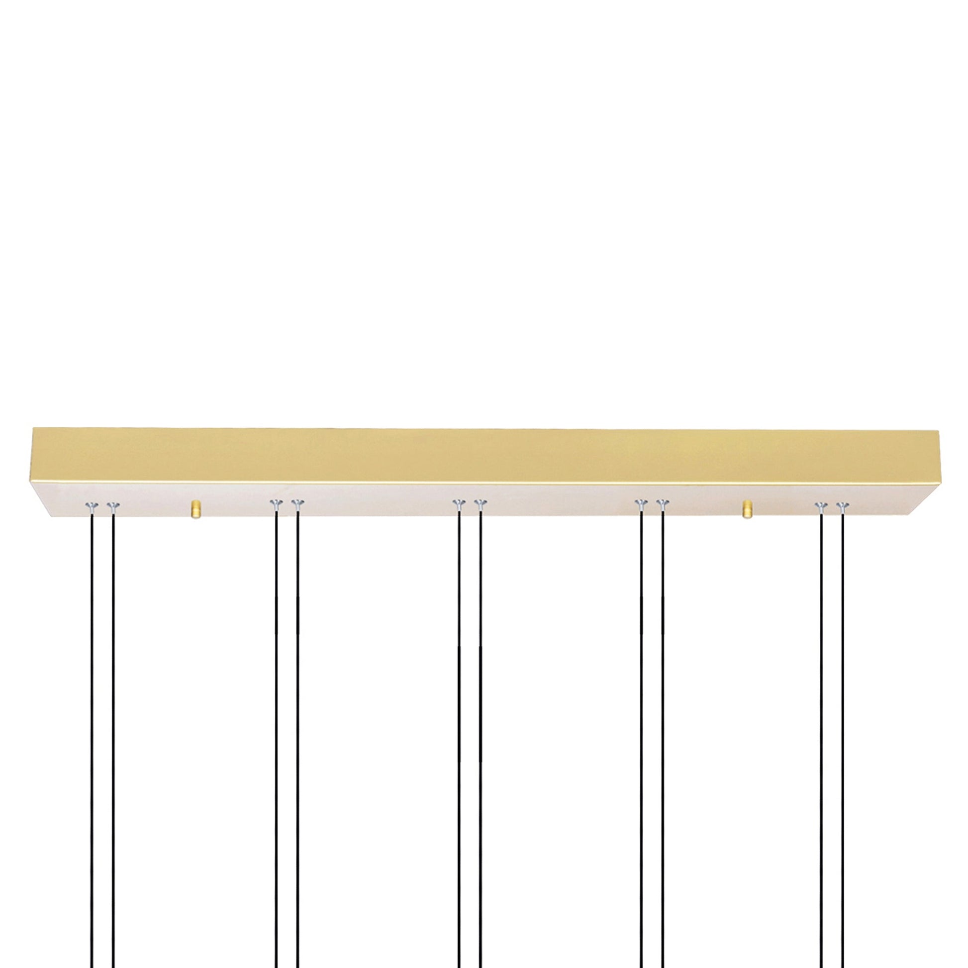 Hoops Integrated LED Gold Chandelier