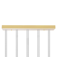 Hoops Integrated LED Gold Chandelier