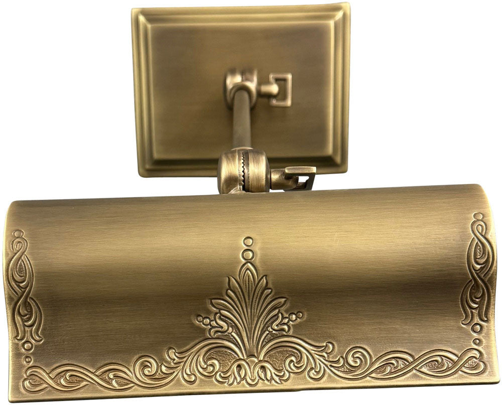 8-inch Olivia Antique Brass Direct Wire Picture Light