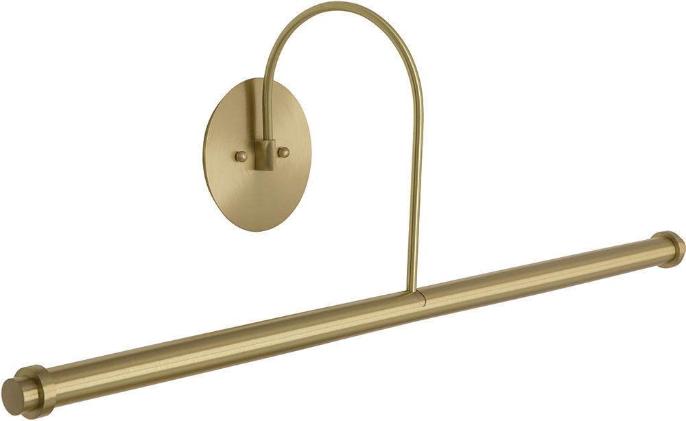 30-inch Slim-Line Satin Brass Direct Wire Picture Light
