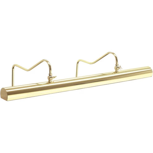 30-inch Hyde Park Weathered Brass Plug-In Picture Light