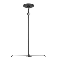 17.75'' Vellinor Matte Black 3 Light Pendant
