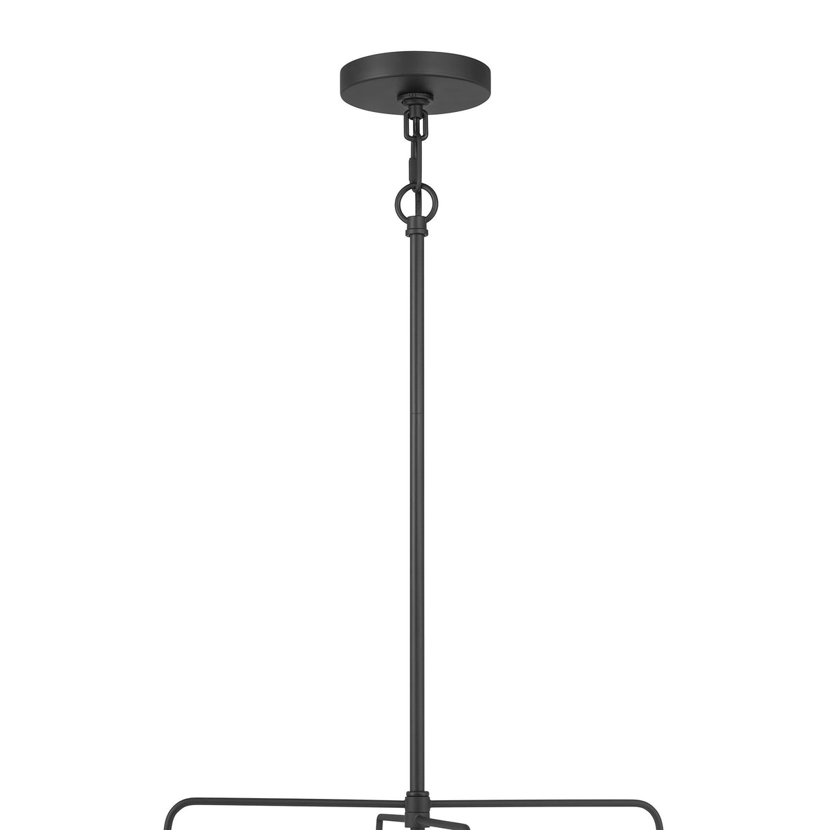17.75'' Vellinor Matte Black 3 Light Pendant
