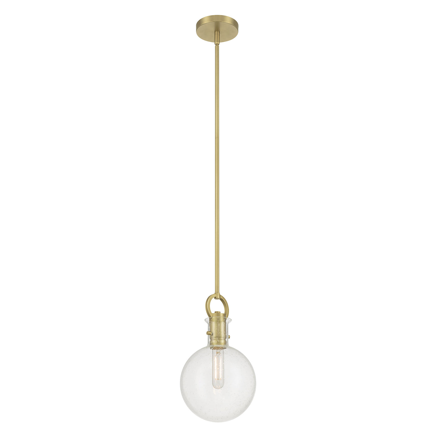 13.5'' Glanora Vintage Brass 1 Light Mini Pendant