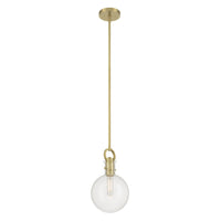 13.5'' Glanora Vintage Brass 1 Light Mini Pendant