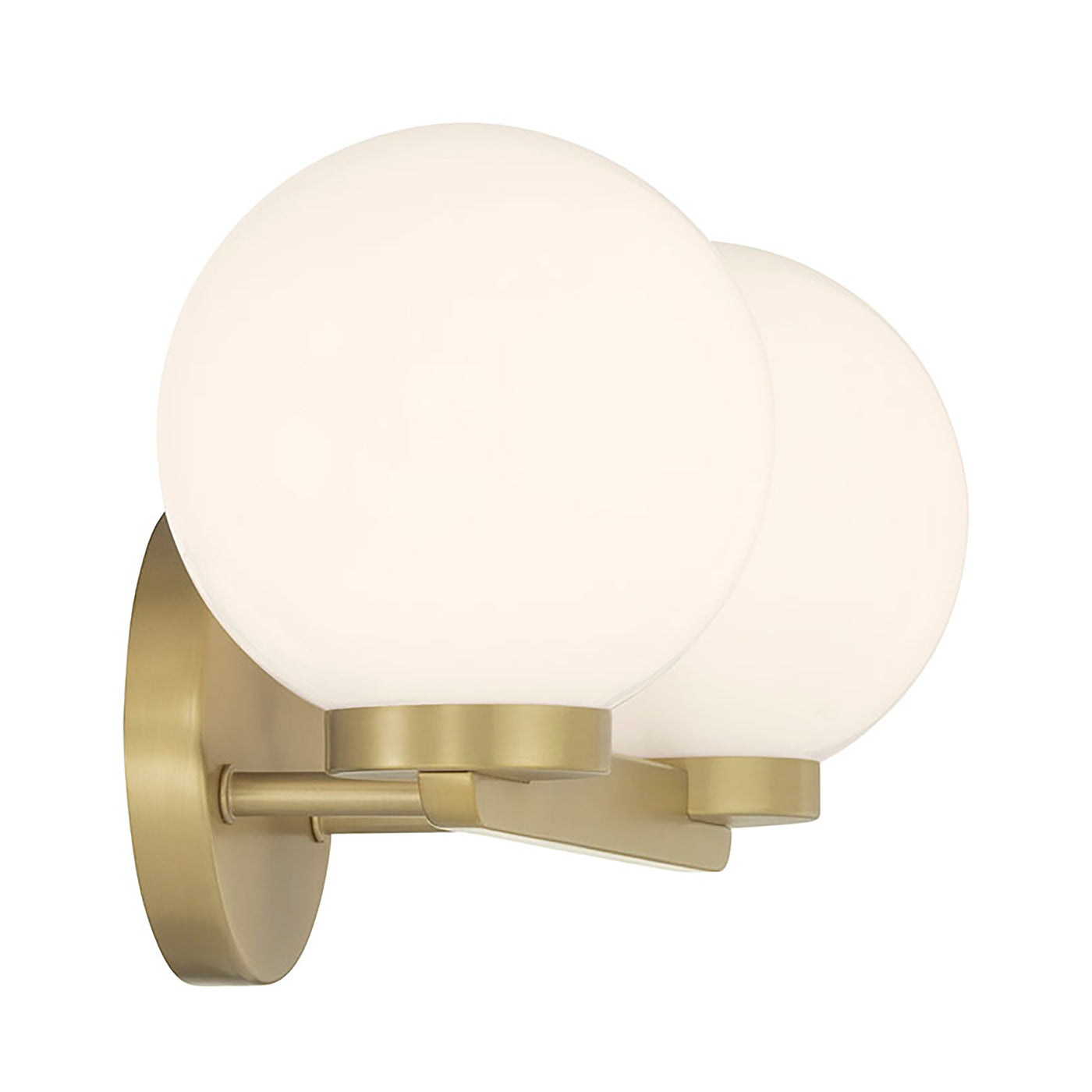 14'' Ardeva Vintage Brass 2 Light Bath Vanity