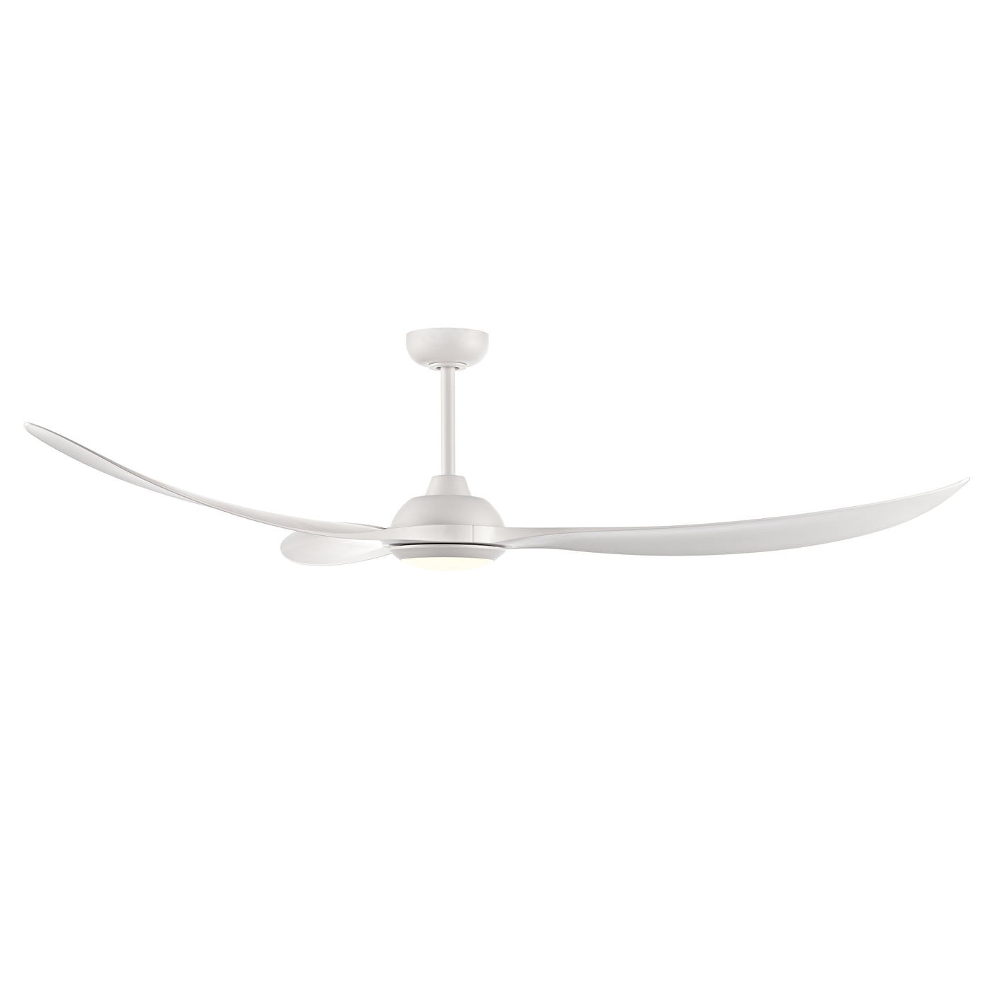 Wynleaf 72'' 3 Blades Matte White Led indoor & Outdoor DC Ceiling Fan With Wall Control