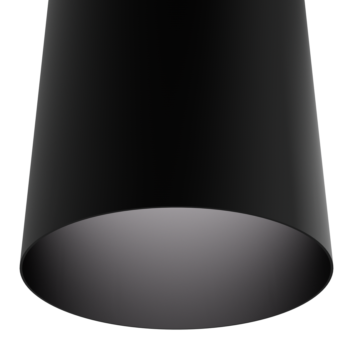 Canoga 6-inch Matte Black 3000K LED Flush Mount Ceiling Light with Metal Shade