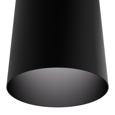 Canoga 6-inch Matte Black 3000K LED Flush Mount Ceiling Light with Metal Shade