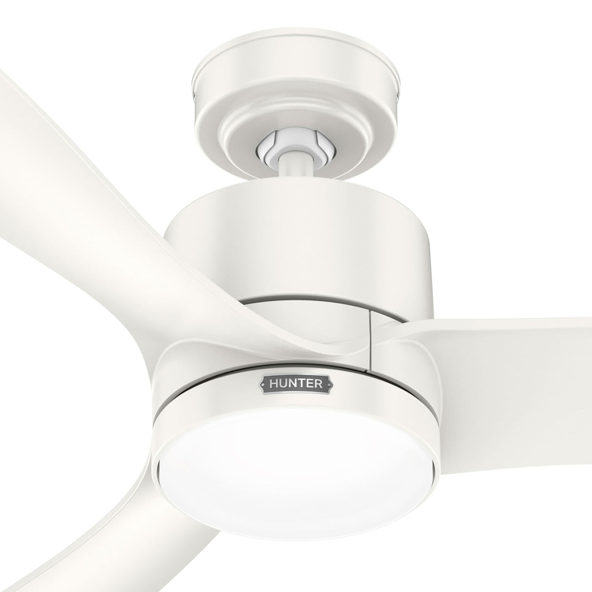 60 inch Bolsa Fresh White Ceiling Fan with LED Light Kit and Handheld Remote