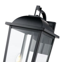 9'' Houston Powder Coated Black 2 Light Lantern