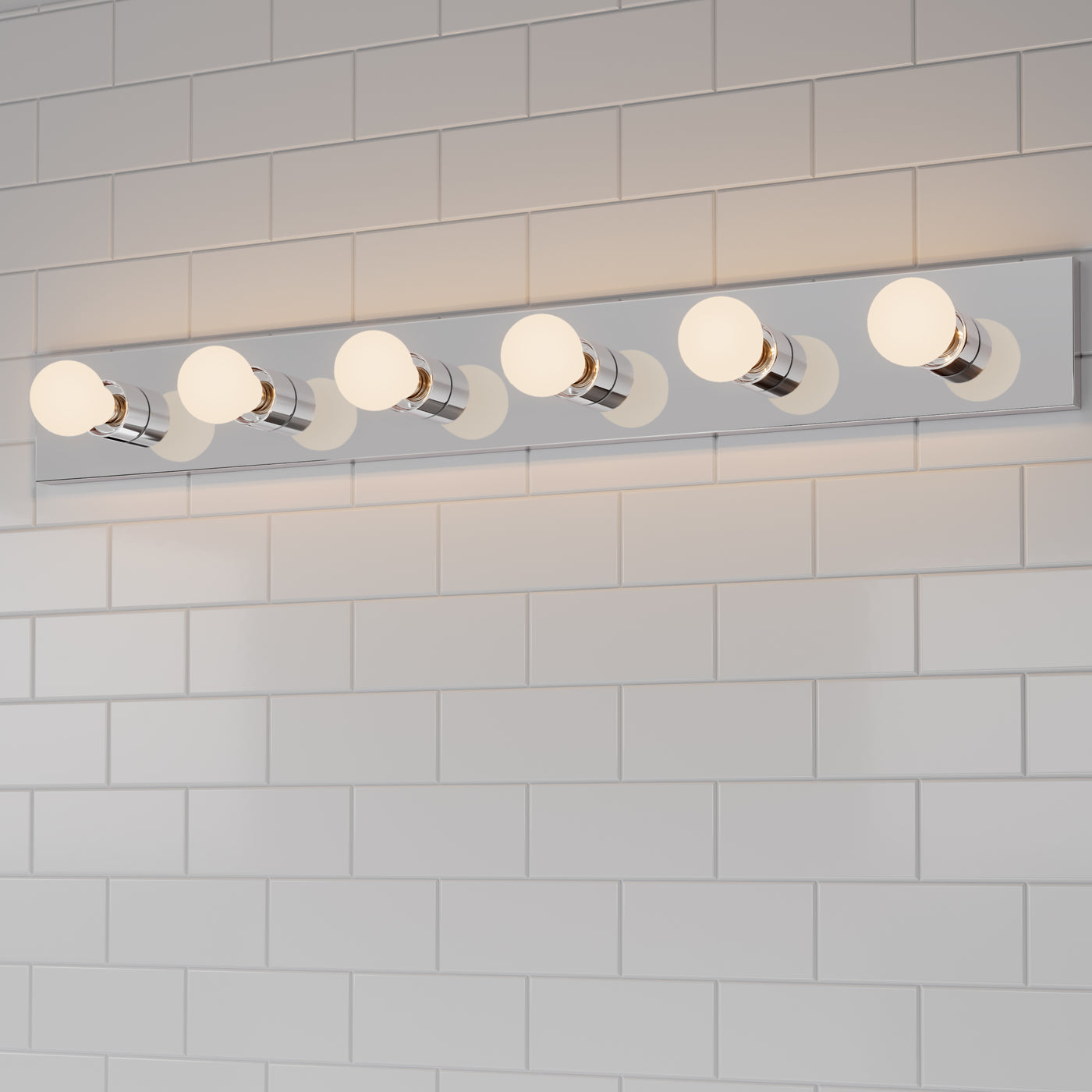 36'' Bellisse Chrome 6 Vanity Light