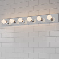 36'' Bellisse Chrome 6 Vanity Light