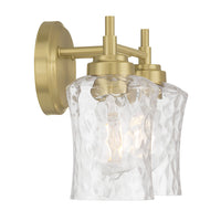12.75'' Clarvyn Vintage Brass 2 Light Bath Vanity