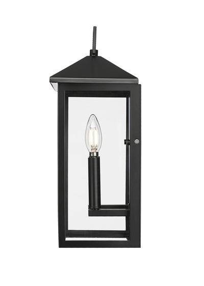 9.25'' Munger Powder Coated Black 2 Light Wall Sconce