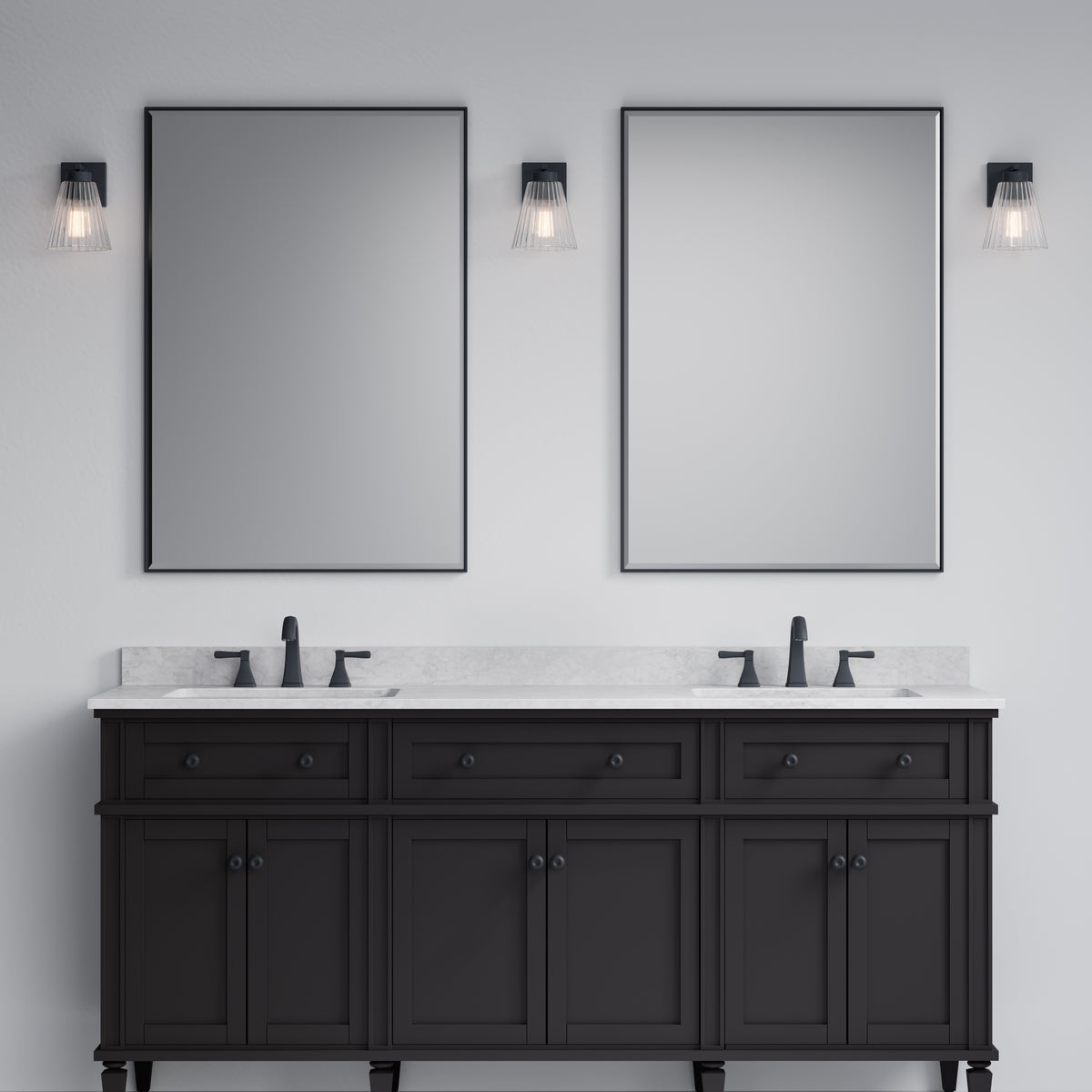 5.75'' Riville Matte Black 1 Light Wall Sconce