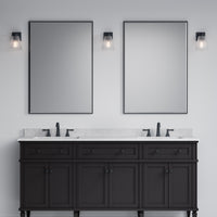 5.75'' Riville Matte Black 1 Light Wall Sconce