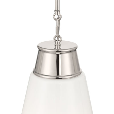 17.5'' Bellaryn Polished Nickel 1 Light Pendant