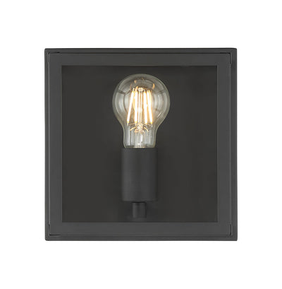 4.75'' Evanton Powder Coated Black 1 Light Flush Mount