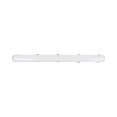 4-foot White Outdoor Linear Flush Mount with 3-CCT Selectable White and Motion Sensor