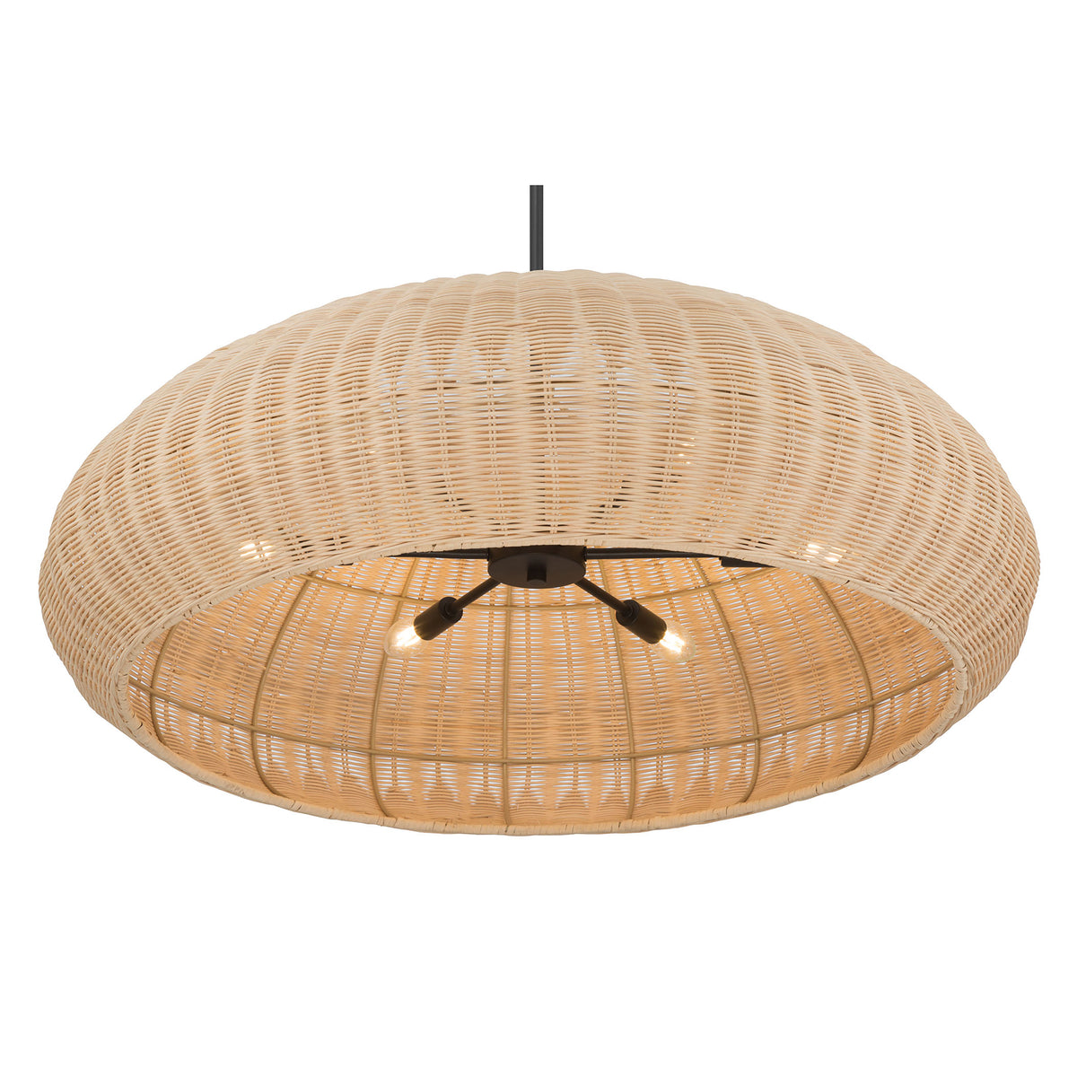 11.75'' Natora Matte Black 6 Light Pendant