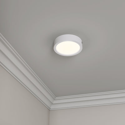 7-inch White Wall Light with 3000K Light