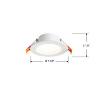 4-inch White Commercial Wall Light with 5-CCT Selectable White