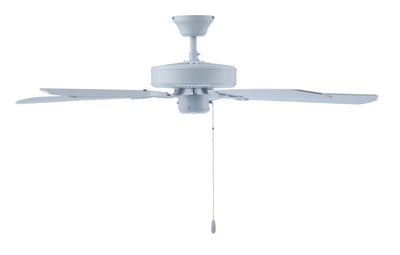52 Inch Royal Star AC White Indoor Ceiling Fan 5-Blade Reversible