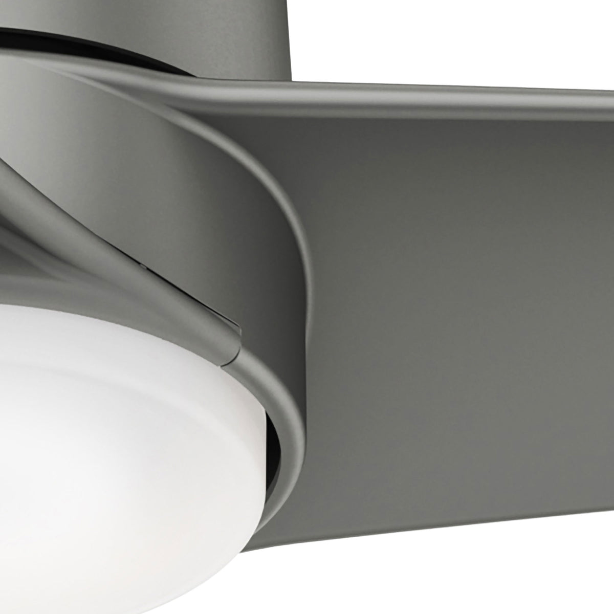 54 inch Havoc Matte Silver WeatherMax Indoor / Outdoor Ceiling Fan with LED Light Kit and Wall Control
