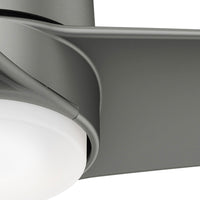 54 inch Havoc Matte Silver WeatherMax Indoor / Outdoor Ceiling Fan with LED Light Kit and Wall Control