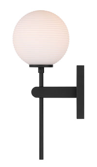 6'' Coretta Matte Black 1 Light Wall Sconce