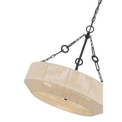 21.5'' Tresselle Matte Black 3 Light Pendant