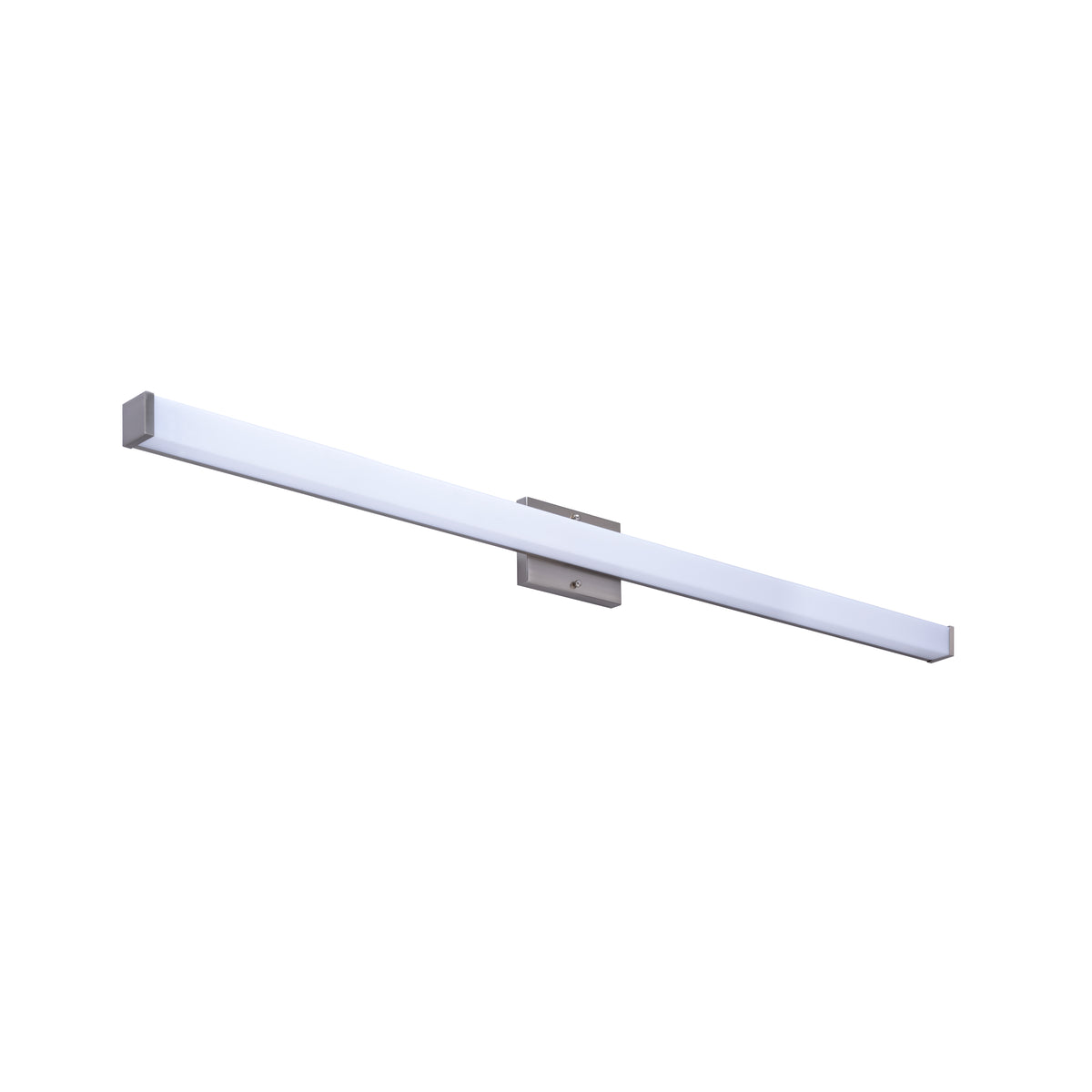 48-inch Brushed Nickel Cylinder Bath Bar Vanity Light