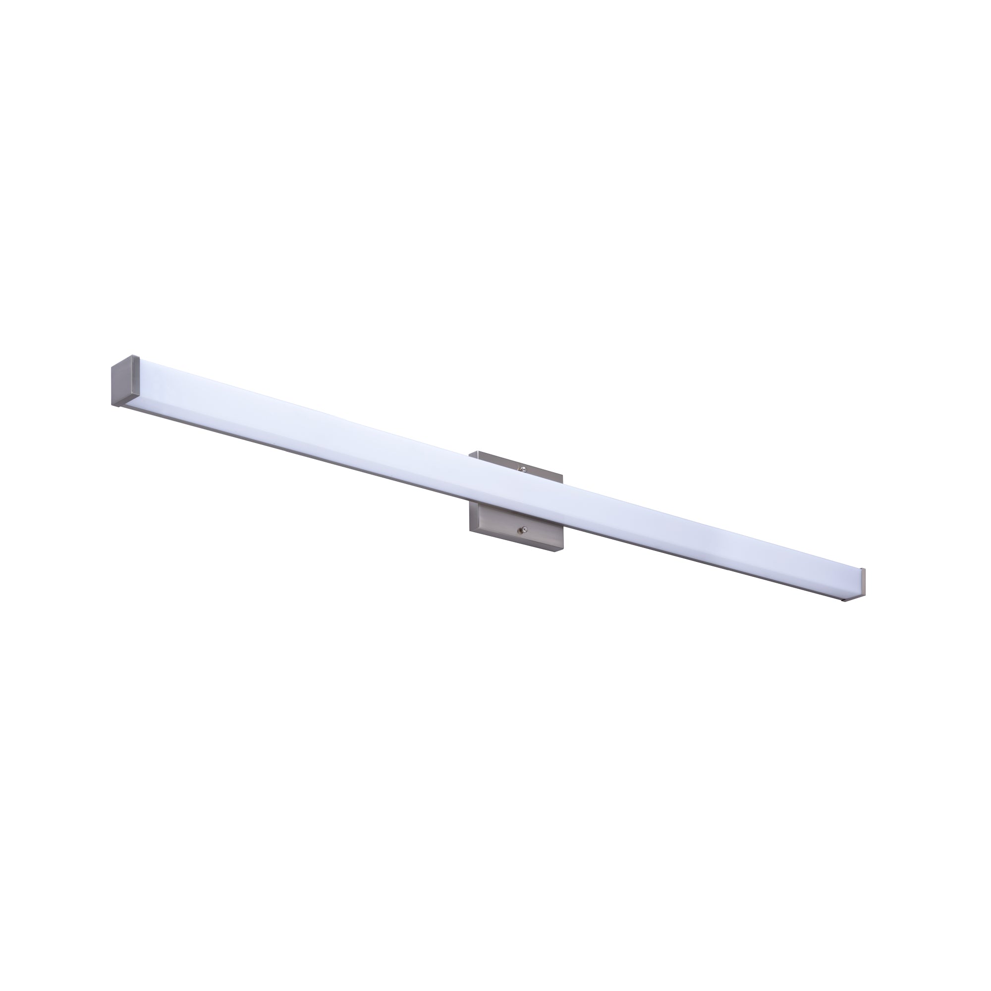 48-inch Brushed Nickel Cylinder Bath Bar Vanity Light