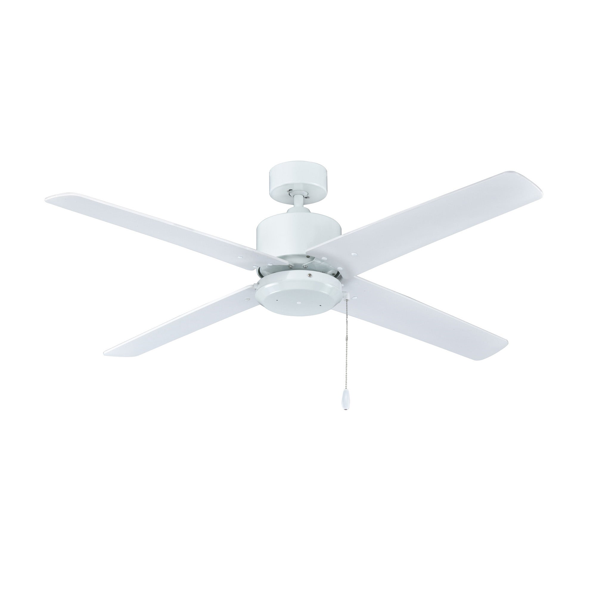 52 Inch Aldea VIII AC White Outdoor Ceiling Fan 4-Blade