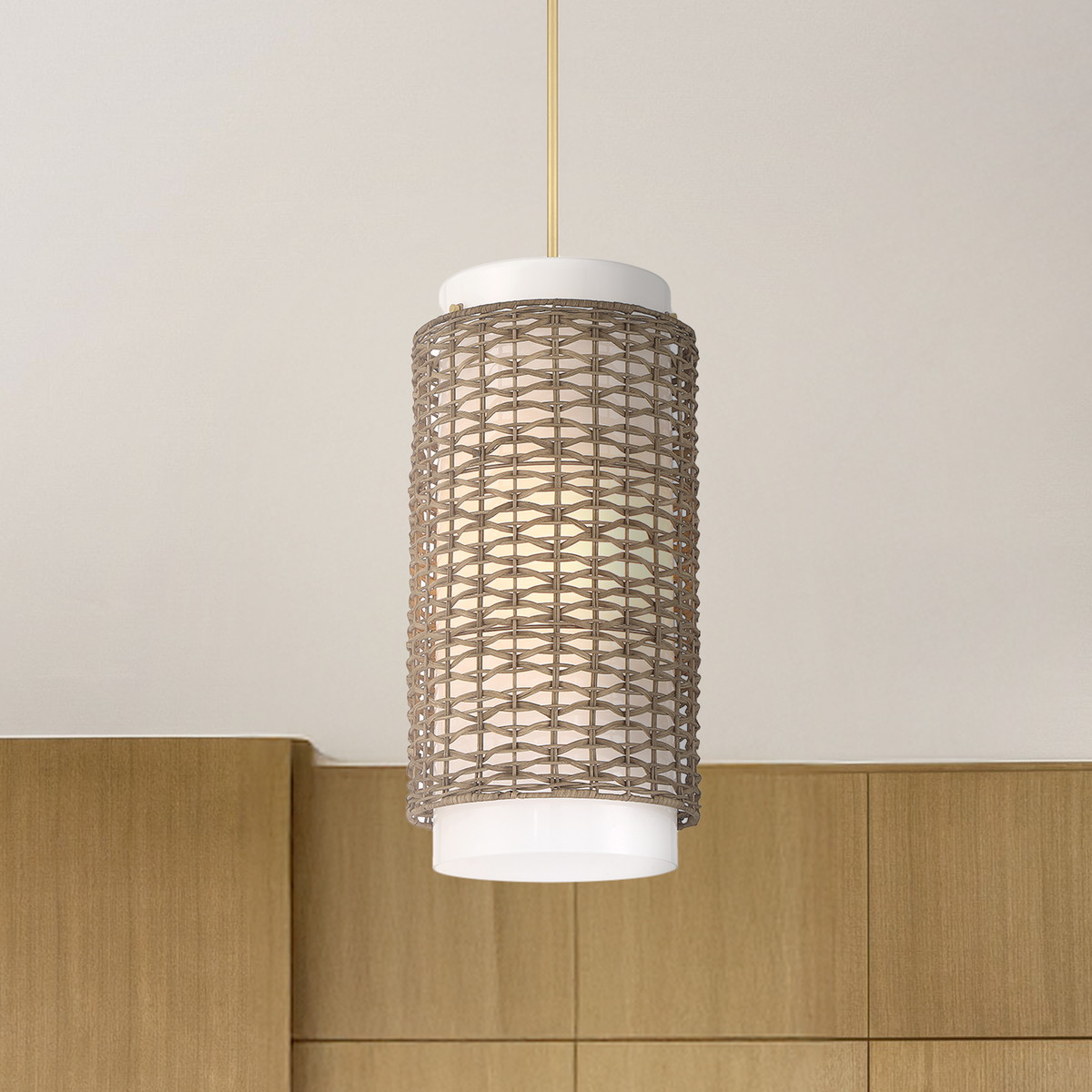Laurel Ridge 18-inch 4-light Alturas Gold Lantern Pendant