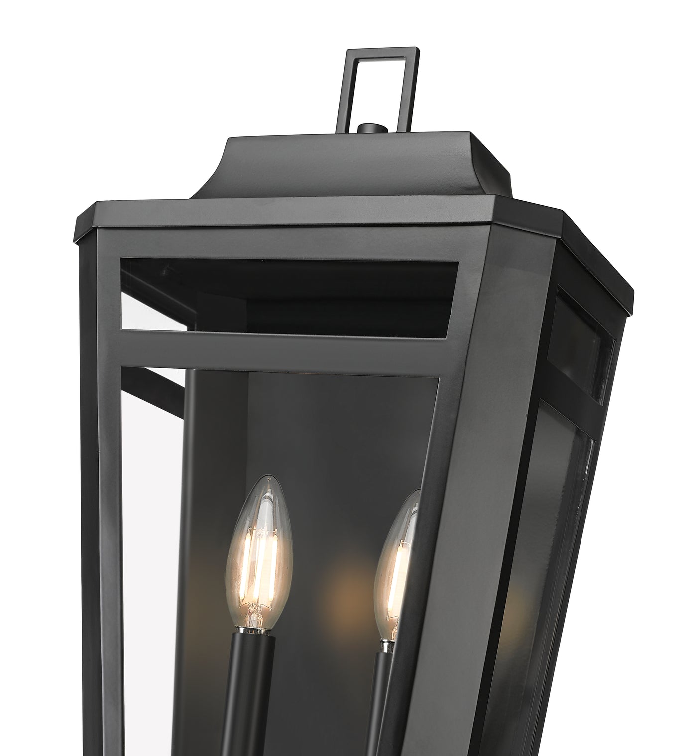 10'' Sumerlin Powder Coated Black 2 Light Wall Sconce