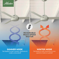 52 inch Presto Matte Nickel Ceiling Fan and Wall Control