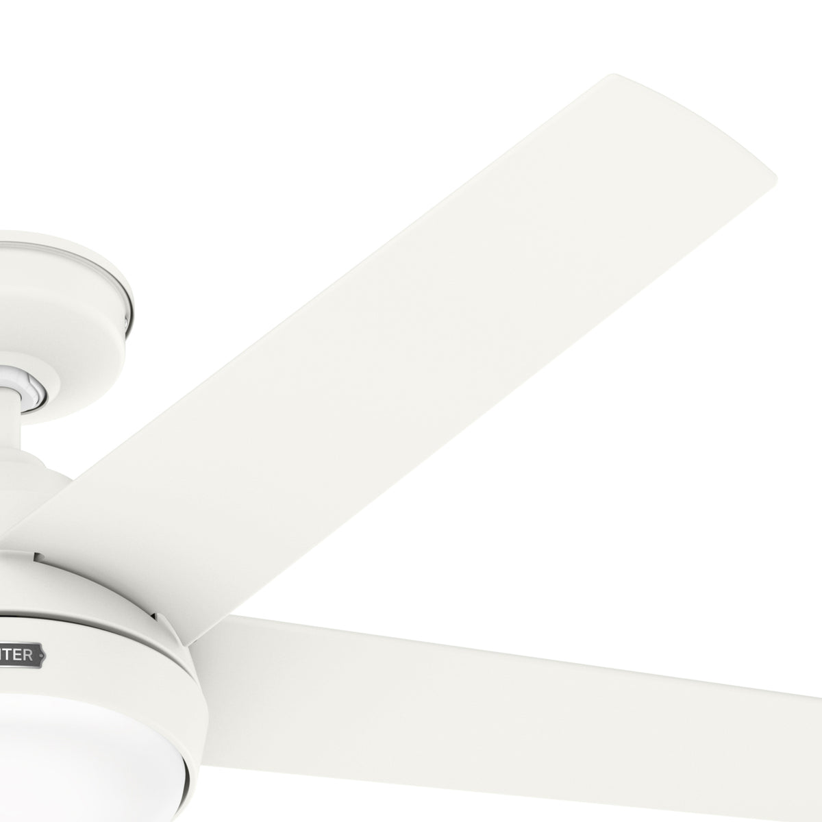 52 inch Skyflow Matte White WeatherMax Indoor / Outdoor Ceiling Fan with LED Light Kit and Wall Control