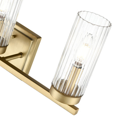 21'' Iversen Vintage Brass 3 Light Bath Vanity