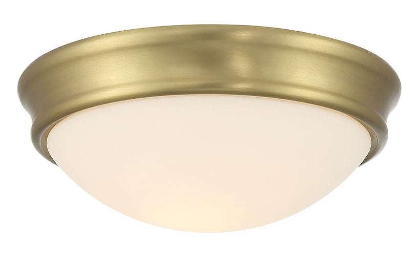 4'' Baumann Vintage Brass 1 Light Flush Mount