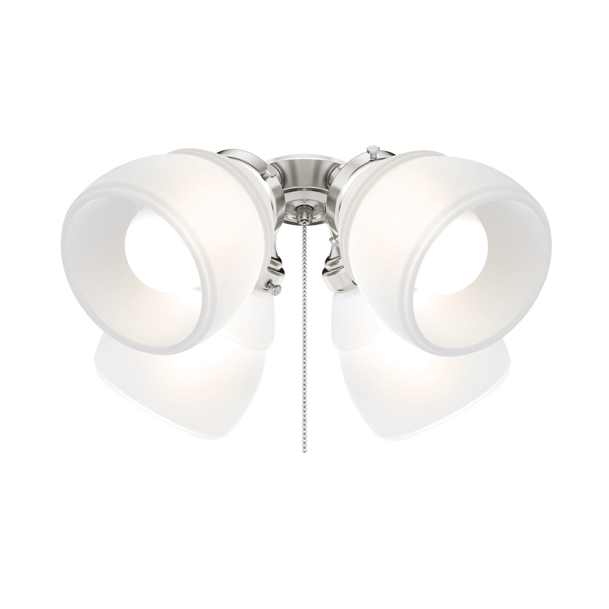 Hunter Brushed Nickel Four-Light Kit