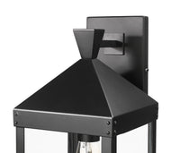 7.25'' Yates Powder Coated Black 1 Light Wall Sconce