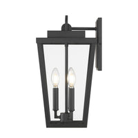 9'' Brenwick Powder Coated Black 3 Light Lantern