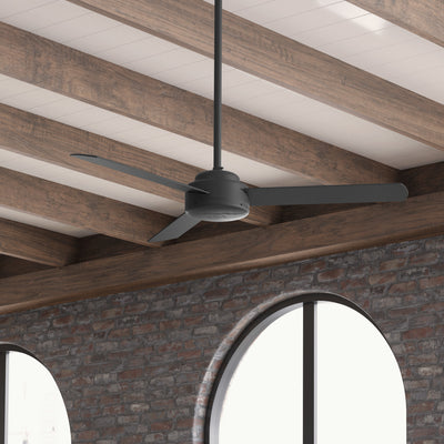 52 inch Presto Matte Black Ceiling Fan and Wall Control