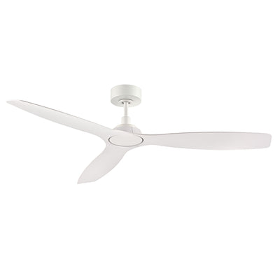 Cirova 52'' 3 Blades Matte White Indoor DC Ceiling Fan With Remote