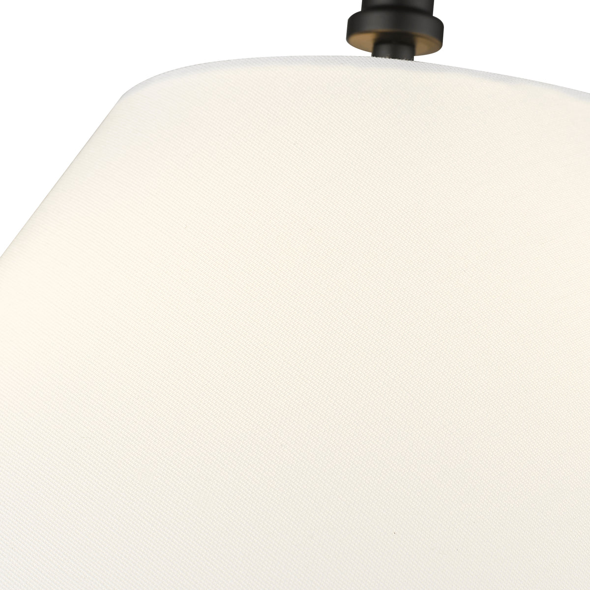 13.25'' Adorra Matte BlackWhite 3 Light Semi-Flush Mount