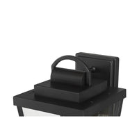 7'' Brenwick Powder Coated Black 1 Light Lantern