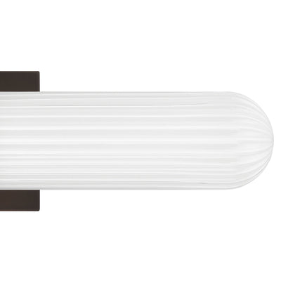 Beverly Glen 24-inch 2-light Matte Bronze Vanity Light with Milk Glass